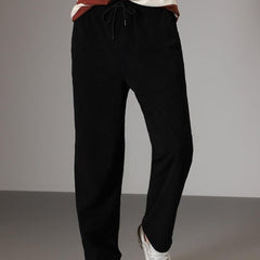 Men's Caudray Fabric Stylish Pants (Black, Pack of 1)