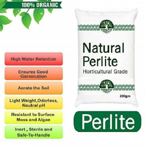 Natural Perlite for Organic Gardening 200gm