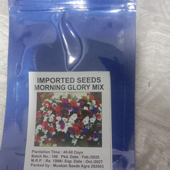 Mix Colour Morning Glory Mix Flower Seeds For Home Garden