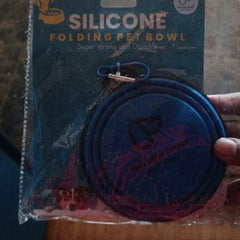 Foldable Silicone Pet Feed Bowl