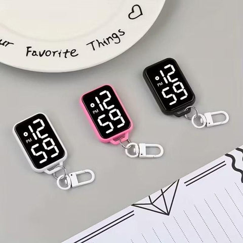 Digital Clock Keychain (Assorted Colors)