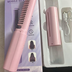 Portable Meneflix Mini Hair Straightener | Cordless & Rechargeable